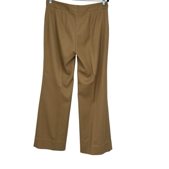 Women Anne Klein Size 12 (Jacket) 8 (Pants) Tan Polyester/Rayon/Spandex Pantsuit - Picture 15 of 16